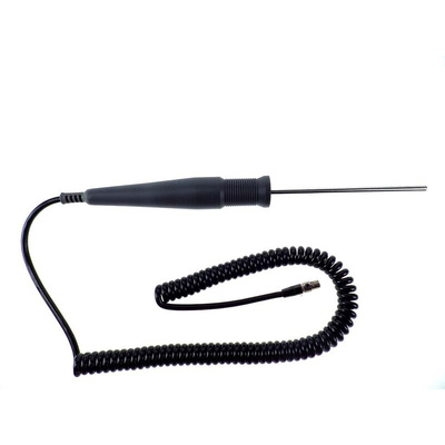 RS PRO PT100 Domed General Purpose Temperature Probe, 100mm Length, 4mm Diameter, 500 °C Max