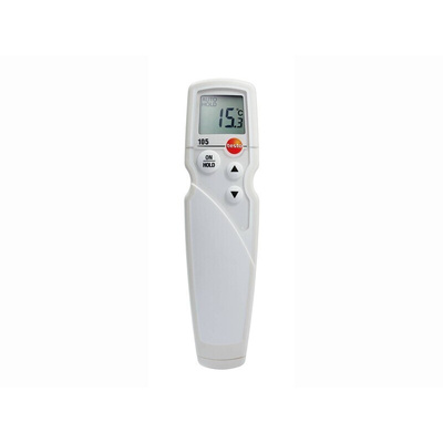 Testo 105 Wireless Digital Thermometer for Food Industry Use, Immersion, Penetration Probe, 1 Input(s), +275°C Max, ±1