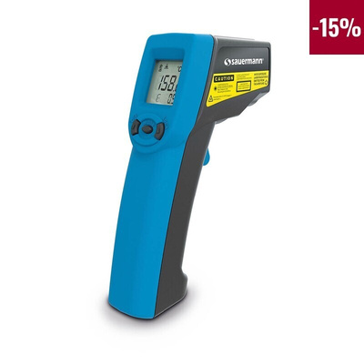 SAUERMANN. Si-TI3 Infrared Thermometer, -40°C Min, ± 2 °C Accuracy, °C and °F Measurements