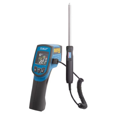 SKF TKTL 21 Infrared Thermometer, -64°C Min, 2 °C Accuracy, °C and °F Measurements