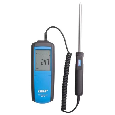 SKF Probe Digital Thermometer for Multipurpose Use, K Probe, ±0.5 % Accuracy