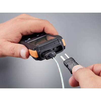 Testo 922 Differential Digital Thermometer for Heating System, Ventilation System Use, K Probe, +1000°C Max