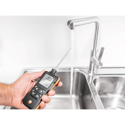 Testo 925 Differential Digital Thermometer for Air Quality Control, Refrigeration Use, K Probe, +1000°C Max
