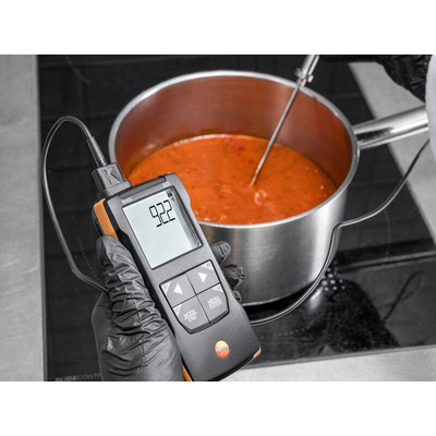 Testo 925 Differential Digital Thermometer for Air Quality Control, Refrigeration Use, K Probe, +1000°C Max