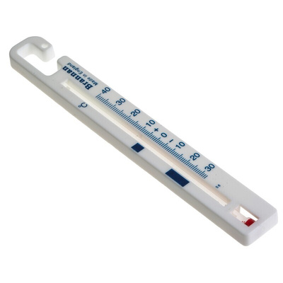 Brannan Freezer, Fridge Glass Thermometer, +40 °C max