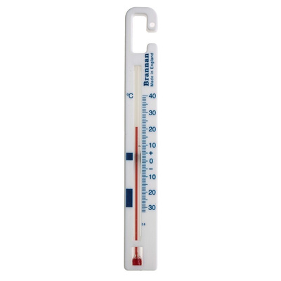 Brannan Freezer, Fridge Glass Thermometer, +40 °C max