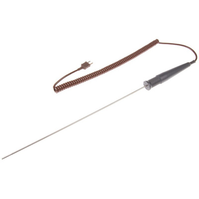 RS PRO T General Purpose Temperature Probe, 300mm Length, 3mm Diameter, +400 °C Max
