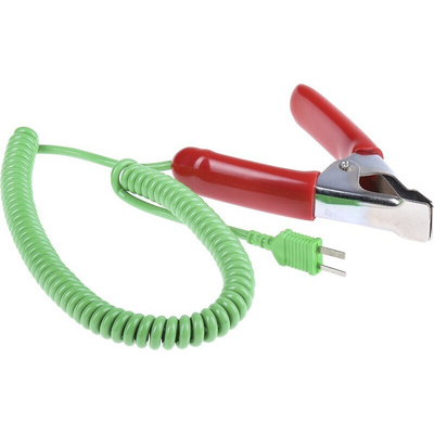 RS PRO K Pipe Clamp Surface Temperature Probe, 110mm Length, 25mm Diameter, +150 °C Max