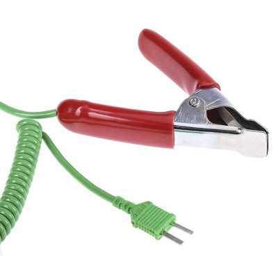 RS PRO K Pipe Clamp Surface Temperature Probe, 110mm Length, 25mm Diameter, +150 °C Max