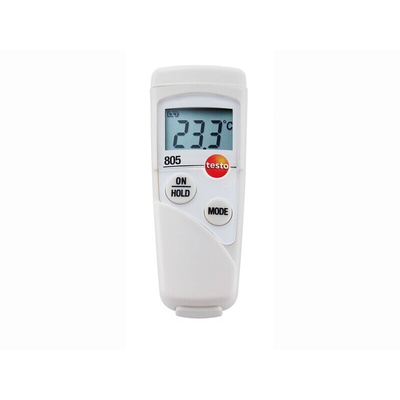 Testo 805 Infrared Thermometer, -25°C Min, ±2 % Accuracy, °C Measurements