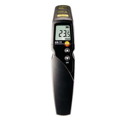 Testo 830-T2 Infrared Thermometer, -30°C Min, ±1.5 °C Accuracy, °C Measurements