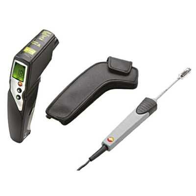 Testo 830-T4-Set Infrared Thermometer Bundle, -30°C Min, ±1 °C Accuracy, °C Measurements