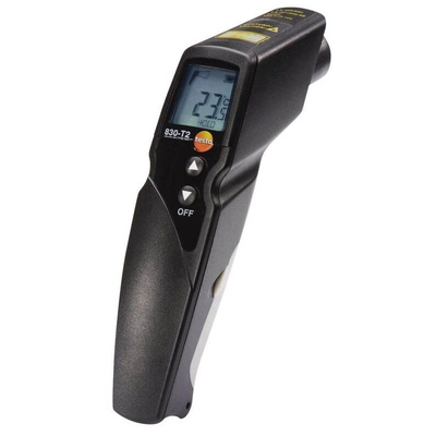 Testo 830-T2-Set Infrared Thermometer, -30°C Min, ±1.5 °C Accuracy, °C Measurements