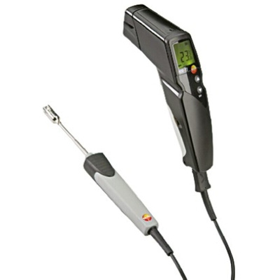 Testo 830-T2-Set Infrared Thermometer, -30°C Min, ±1.5 °C Accuracy, °C Measurements