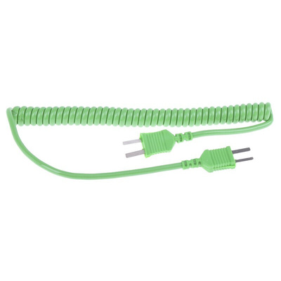 RS PRO K Type Thermocouple Connection Cable Mini Plug to Mini Plug