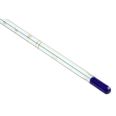 Brannan Immersion Glass Thermometer, +50 °C max
