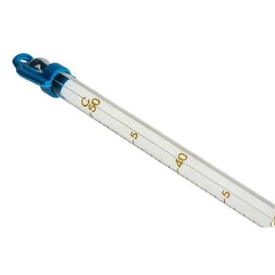 Brannan Immersion Glass Thermometer, +50 °C max