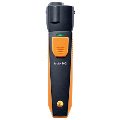 Testo 805i Bluetooth Infrared Thermometer, -30°C Min, ±2.5 °C Accuracy, °C Measurements With RS Calibration