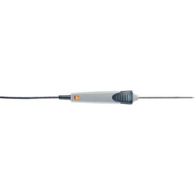 Testo PT100 Immersion, Penetration Temperature Probe, 50 (Shaft Tip) mm, 114 (shaft) mm Length, 3.7 (Shaft Tip) mm, 5