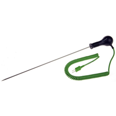 RS PRO K Needle Temperature Probe, 300mm Length, 3.3mm Diameter, +250 °C Max