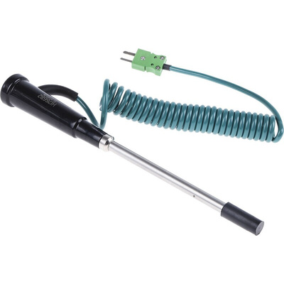 Hanna Instruments K Surface Temperature Probe, 130mm Length, 8mm Diameter, +900 °C Max