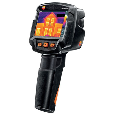 Testo 872 Thermal Imaging Camera, 0 → +650 °C, -30 → +100 °C, 320 x 240pixel Detector Resolution With RS