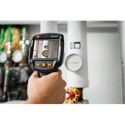 Testo 872 Thermal Imaging Camera, 0 → +650 °C, -30 → +100 °C, 320 x 240pixel Detector Resolution With RS