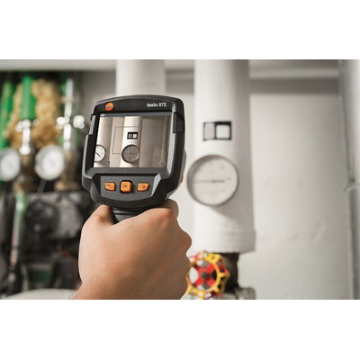 Testo 872 Thermal Imaging Camera, 0 → +650 °C, -30 → +100 °C, 320 x 240pixel Detector Resolution With RS