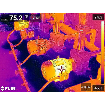 FLIR E75 Thermal Imaging Camera, -20 → +120 °C, 320 x 240pixel Detector Resolution With RS Calibration