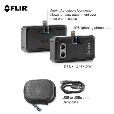FLIR ONE Pro iOS for Smartphones iOS Thermal Imaging Camera, -20 → +400 °C, 160 x 120pixel Detector Resolution