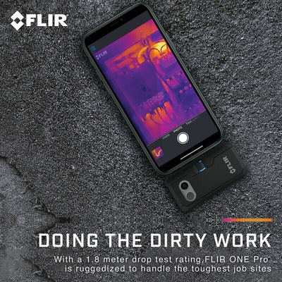 FLIR ONE Pro iOS for Smartphones iOS Thermal Imaging Camera, -20 → +400 °C, 160 x 120pixel Detector Resolution