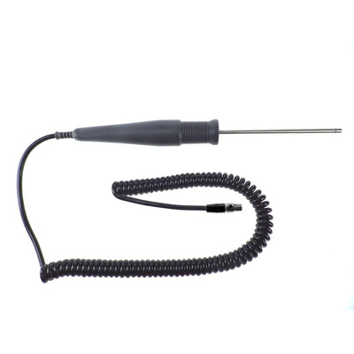 RS PRO PT100 Perforated Air Temperature Probe, 110mm Length, 4mm Diameter, 500 °C Max