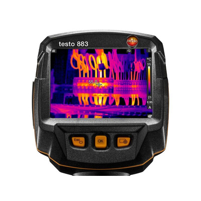 Testo 883 USB 2.0, USB-C Thermal Imaging Camera, -30 → +650 °C, 320 x 240pixel Detector Resolution With RS