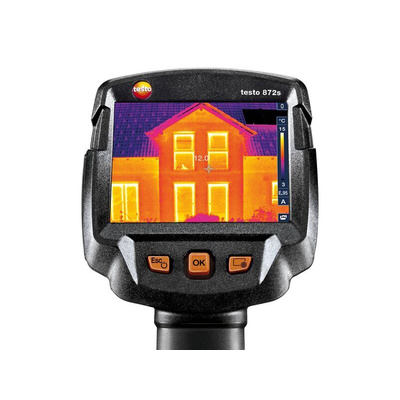 Testo 872s USB Micro-B Thermal Imaging Camera, 0 → +650 °C, -30 → +100 °C, 320 x 240pixel Detector
