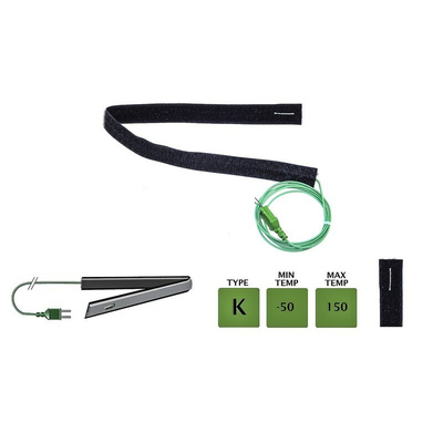 RS PRO Type K Thermocouple Temperature Probe Kit, +1100 °C Max
