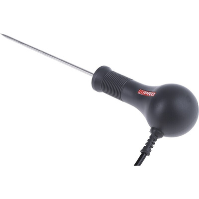 RS PRO PT100 Insertion, Needle Temperature Probe, 100mm Length, 3.3mm Diameter, +250 °C Max