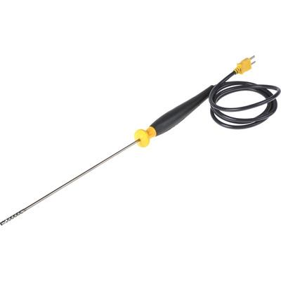 Fluke K Air Temperature Probe, 215.9mm Length, 3.175mm Diameter, +816 °C Max