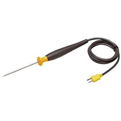 Fluke K Conical Penetration Temperature Probe, 101.6mm Length, 3.404mm Diameter, +350 °C Max