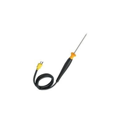 Fluke T Conical Insertion Temperature Probe, 101.6mm Length, 3.404mm Diameter, +350 °C Max