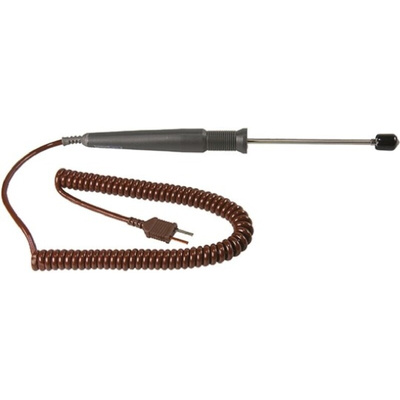 RS PRO T Immersion, Surface Temperature Probe, 110mm Length, 10mm Diameter, +250 °C Max, With SYS Calibration