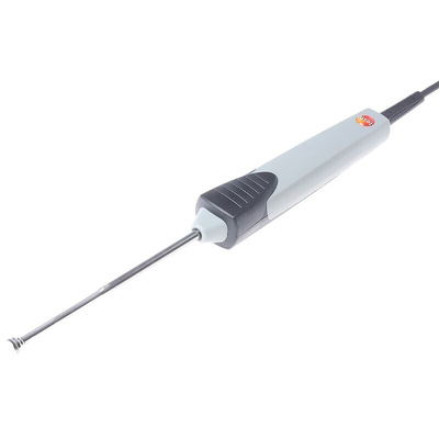 Testo PT100 Surface Temperature Probe, 114mm Length, 5 mm, 9 mm Diameter, +400 °C Max, With SYS Calibration