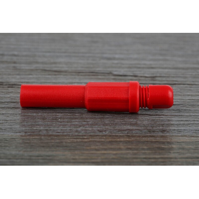 RS PRO Red Male Banana Plug, 4 mm Connector, Solder Termination, 10A, 1000V, Tin Plating