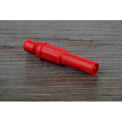 RS PRO Red Male Banana Plug, 4 mm Connector, Solder Termination, 10A, 1000V, Tin Plating