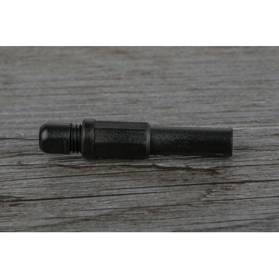 RS PRO Black Male Banana Plug, 4 mm Connector, Solder Termination, 10A, 1000V, Tin Plating