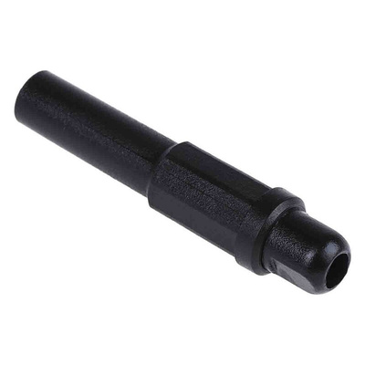RS PRO Black Male Banana Plug, 4 mm Connector, Solder Termination, 10A, 1000V, Tin Plating