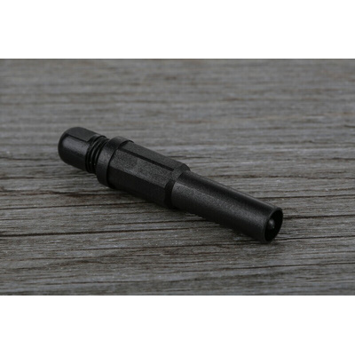 RS PRO Black Male Banana Plug, 4 mm Connector, Solder Termination, 10A, 1000V, Tin Plating