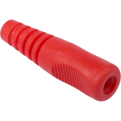 binder Red Male Banana Plug, 4 mm Connector, 16A, 50V, Nickel Plating