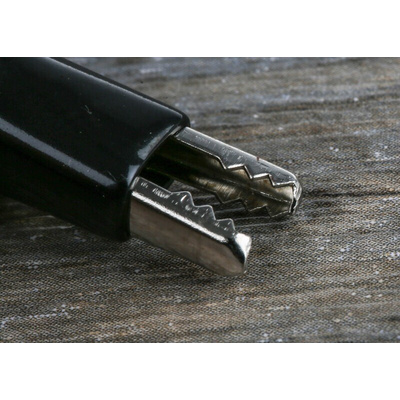 RS PRO Crocodile Clip, Nickel-Plated Steel Contact, 5A, Black
