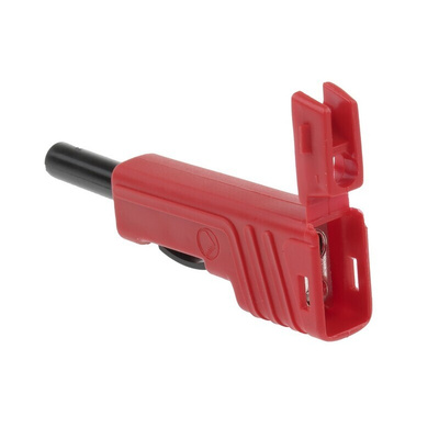 Hirschmann Test & Measurement Red Male Banana Plug, 4 mm Connector, Screw Termination, 30A, 60V dc, Nickel Plating