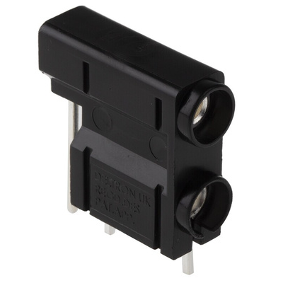 RS PRO Black Female Test Socket, 4 mm Connector, 10A, 50V, Silver Plating